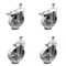 Service Caster 5 Inch Semi Steel Wheel Swivel 1/2 Inch Stem Caster Total Lock Brake SCC, 2PK SCC-TSTTL20S514-SSS-M1215-2-S-2 - alternate 1